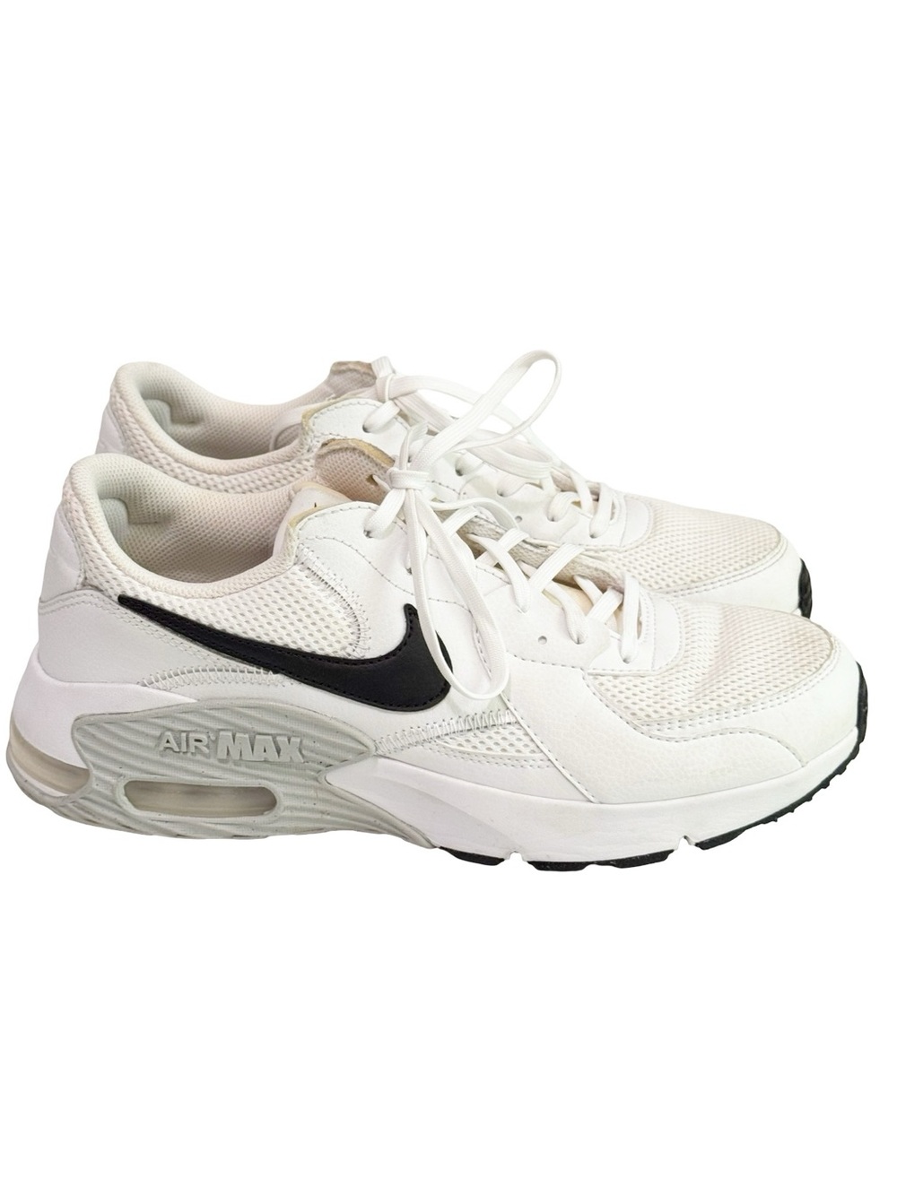 Nike Air Max Excee Sneaker White Black 8.5
